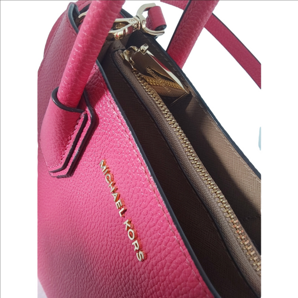 Michael Kors Studio Mercer Pink Crossbody Bag - Picture 10 of 16